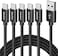 CLEEFUN USB C Cable [3ft, 5-Pack], USB A to Type C Cable Fast Charging Charger Cord Braided Compatible with Samsung Galaxy S22 S21 S20 FE Ultra S10E S10 S9 Plus 5G, Note 20 10 9, A10e A12 A20 A50 A51