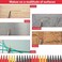 Hiboom 2.8 mm Pencil Refills for Carpenter Mark Pencils, Solid Deep Hole Mechanical Construction Pencil Replacements, Pencil Refills for Woodworking Scriber Marking Architect Drawing, Refills Only (48