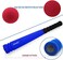 Aoneky Min Foam Baseball Bat and Ball for Toddler - Indoor Soft Super Safe T Ball Bat Toys Set for Kids Age 2 Years Old, Best Gift for Children, 16.5 inch