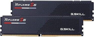 G.SKILL Ripjaws S5 Series (Intel XMP 3.0DDR5 RAM 32GB (2x16GB6000MT/s CL30-40-40-96 1.35V Desktop Computer Memory UDIMM - Matte Black (F5-6000J3040F16GA2-RS5K