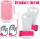 Civaner 4 Pcs Gymnastics Grips Wristbands Sets for Girls Kids Youth Athletic Pink Bar Grips Protection and Wrist Support Sports Accessories for Weightlifting Tennis Workout and Exercise