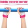 Civaner 4 Pcs Gymnastics Grips Wristbands Sets for Girls Kids Youth Athletic Pink Bar Grips Protection and Wrist Support Sports Accessories for Weightlifting Tennis Workout and Exercise