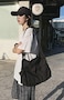 Caistre Women Men Crossbody Shoulder Bag Large Hobo Bag with Multiple Pockets Canvas Messenger Tote Bag for Women and Men