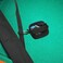 Cosmos Cue Stick Carrying Bag for 1/2 Billiard Stick Storage, 32 Inches Black Color, with Mini Zipper Storage Pouch