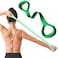 Kvittra Figure 8 Resistance Band, Arm Back Shoulder Exercise Elastic Rope Stretch Fitness Band, Foot, Leg, Hand Stretcher, Arm Exerciser for Yoga Pilates Stretching Physical Therapy, Home Gym Workout