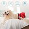 Avont 3 Pack Washable Dog Diapers Female (XS/6"-8.5", Reusable Dog Period Diapers Cover, Female Dog Diapers for Heat Cycle, Incontinence, Girl Dog Diapers Dress -Red/Blue/White