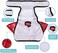 Avont 3 Pack Washable Dog Diapers Female (XS/6"-8.5", Reusable Dog Period Diapers Cover, Female Dog Diapers for Heat Cycle, Incontinence, Girl Dog Diapers Dress -Red/Blue/White