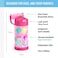 THERMOS FUNTAINER 12 Ounce Stainless Steel Vacuum Insulated Kids Straw Bottle, Barbie