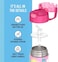 THERMOS FUNTAINER 12 Ounce Stainless Steel Vacuum Insulated Kids Straw Bottle, Barbie