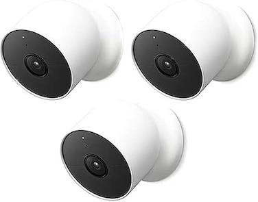 Nest Google Cam 2 Megapixel Outdoor Full HD Network Camera - Color - 3 Pack
