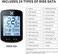كمبيوتر الدراجة XOSS GGen2 GPS مع حامل، عداد سرعة لاسلكي للدراجات بتقنية بلوتوث 2.2 بوصة، عداد مسافة متعدد الوظائف للدراجات من النوع C مع إضاءة خلفية تلقائية وجهاز تتبع للدراجات الجبلية مقاوم للماء بم