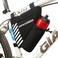UPANBIKE Bike Frame Bag Bicycle Water Bottle Holder 1.5L Bike Front Tube Bag Bicycle Saddle Bag with Water Bottle Holder Bicycle Accessories(Black,Water bottle is not included