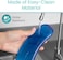 Vive Gel Toilet Seat Cushion Cover - Fits Elongated and Standard Toilet Models - Adhesive Padded Cushions for Pressure Relief (Blue