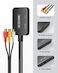 محول Viagkiki من RCA إلى HDMI، محول AV إلى HDMI، محول صوت وفيديو مركب من RCA إلى HDMI لأجهزة PS1، PS2، PS3، STB، Xbox، VHS، VCR، مشغلات أقراص Blu-ray DVD (يتضمن كابل HDMI)