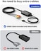 محول Viagkiki من RCA إلى HDMI، محول AV إلى HDMI، محول صوت وفيديو مركب من RCA إلى HDMI لأجهزة PS1، PS2، PS3، STB، Xbox، VHS، VCR، مشغلات أقراص Blu-ray DVD (يتضمن كابل HDMI)