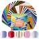 HTVRONT Permanent Vinyl for Cricut Machine-57 Pack 12" x 12" Permanent Vinyl Bundle, 52 Adhesive Vinyl Sheets5 Transfer Tape for Vinyl Permanent