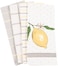 KAF Home Pantry Lemon Kitchen Dish Towel Set of 4, 100-Percent Cotton, 18 x 28-inch