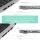 ProElife 7 Pcs Anti Dust Dirt Plug Cups Set for 2023-2021 MacBook Pro 14.2 inch 16.2 inch M3 M2 M1 Pro/Max (Model: A2779/A2442/A2780/A2485Accessory Silicone Anti Dirt Protective Cover (Black