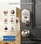 Veise Keyless Entry Door Lock, Electronic Keypad Deadbolt, Keyed Entry, Auto Lock, Anti-Peeking Password, Back LitEasy Installation Design, Satin Nickel