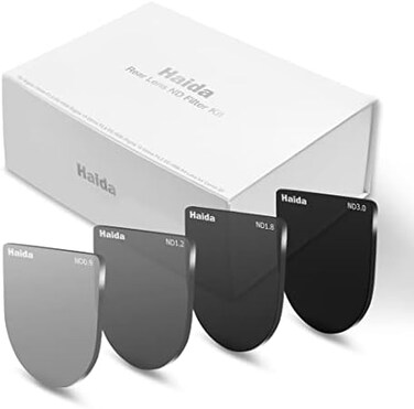 Haida Rear Lens ND Filter Kit ND0.9/1.2/1.8/3.0 for Sigma 14mm F1.8 DG / 14-24mm F2.8/4.0 DGHSM Art Lens for Canon EF （with Adapter Ring