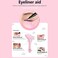 LLWEIMIXW Eyeliner Stencils Wing Tips, Silicone Eyeliner Aid, Marscara Drawing Aid, Lipstick Wearing Aid, Face Cream/Mask Applicator, Easy Makeup Tool, Resusable Silicone Eyeliner Tool, Eyeliner Appli