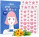 LitBear Acne Patch Pimple Patch, Pink HeartStar Shaped Acne Absorbing Cover Patch, Hydrocolloid Acne Patches For Face Zit Patch Acne Dots, Tea Tree OilCentella (108 Count (Pack of 1