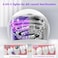 Voraiya Ultrasonic UV Cleaner for Dentures, Aligner, Retainer, Whitening Trays, Night Dental Mouth Guard, Toothbrush Head, Ultrasonic Cleaner Machine for all dental Appliances, Jewellery, Diamonds