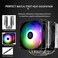 Thermalright Peerless Assassin 120 SE ARGB CPU Air Cooler, 6 Heat Pipes CPU Cooler, Dual 120mm TL-C12C-S PWM Fan, Aluminium Heatsink Cover, AGHP Technology, for AMD AM4/AM5 Intel 1700/115X/1200