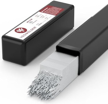 قضيب لحام ألومنيوم TIG من YESWELDER ER4043، مقاس 1/16 بوصة × 16 بوصة، وزن 5 أرطال