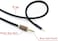 NewFantasia 4.4mm Balanced Male 6N OCC Copper Silver Plated Cord 4.4mm Balanced Cable Compatible with Sennheiser HD598 HD598 SE, HD560s HD598 Cs, HD598 SR, HD599 HD620S Headphone Walnut Wood Shell