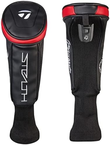 TaylorMade New Golf Stealth Black/Red Hybrid/Rescue Headcover