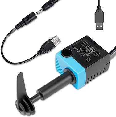 مضخة نافورة مياه القطط SANKLEV SP-400LV، مضخة بديلة تعمل بمنفذ USB بقوة 5 فولت، متوافقة مع نوافير مياه الشرب للحيوانات الأليفة من بلاتينيوم، وموزعات مياه الكلاب والقطط من بلاتينيوم.