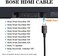 LILIBIN Bose 4K HDMI Cable Compatible With Smart Soundbar 300, 900, TV Speaker, 700, 600/650/500/535/525, Videobar VB1 - ARC Cord (5FT