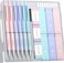 Four Candies Pastel Mechanical Pencil Set - 6PCS 0.5 mm0.7mm Pencils with 360PCS HB2 Lead Refills, 3PCS Erasers and 9PCS Eraser Refills, Cute School Supplies Stuff for Student Writing Drawing