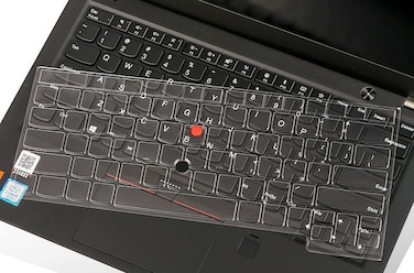 غطاء حماية لوحة المفاتيح من Errum متوافق مع أجهزة Lenovo ThinkPad T14 من الجيل الثاني، وT14s من الجيل الثاني، وT480، وT480S، وT490، وT490s، وT495، وE495، وThinkpad P14s، وP43s، وThinkpad X1 Carbon (إص
