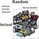Harsgs 20 Pieces Random Tactical Morale Patch Bundle, Full Embroidery Loop and Hook Patches Set for Caps, Bags, Backpacks, Vest, Military Uniforms,Tactical Gears Etc