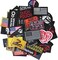 Harsgs 20 Pieces Random Tactical Morale Patch Bundle, Full Embroidery Loop and Hook Patches Set for Caps, Bags, Backpacks, Vest, Military Uniforms,Tactical Gears Etc