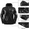 REEDBEEK Professional Anti-Rip Sauna Suit Weight Loss Sweat Suit with Hood Boxing MMA Training Gym Jacket Top and Pant Workout Full-Zip Suits for Men and Women