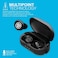 JLab JBuds Air Pro True Wireless Earbuds, Black, Bluetooth Multipoint, Auto PlayPause, Dual Connect, IP55 SweatDust Resistance, Be Aware Audio for Safety, Custom 3 EQ Sound Settings