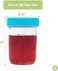 WeeSprout Glass Baby Food Storage Jars w/Lids (8 oz, 8 Pack SetSnack, Puree, Reusable Small Containers, Breast Milk, Fridge or Freezer, MicrowaveDishwasher Safe, Essential Must Have for Infants