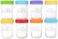 WeeSprout Glass Baby Food Storage Jars w/Lids (8 oz, 8 Pack SetSnack, Puree, Reusable Small Containers, Breast Milk, Fridge or Freezer, MicrowaveDishwasher Safe, Essential Must Have for Infants