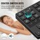 RaceGT Wireless Number Pad Keyboard, Numeric Keypad Ultra-Silent Rechargeable 2.4G 35 Keys for Laptop, Desktop, PC, Notebook
