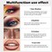 evpct 6Pcs Blue Colored Glitter Eyeliner Pencils Set delineadores de colores para ojos ojos contra el agua Dark Light Blue Green Purple Red Pink Metallic Colorful Liquid Eye Liner Set Women Waterproof