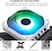 مبرد وحدة المعالجة المركزية Thermalright AXP120-X67 أبيض بإضاءة ARGB، منخفض الارتفاع، مزود بمروحة TL-C12015W-S PWM هادئة مقاس 120 مم، و6 أنابيب حرارية، وارتفاع 67 مم، متوافق مع معالجات AMD AM4/Intel L
