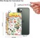 Slim Front Pocket Wallet RFID ID Card Holder Cute Small Wallet with Keychian for Women