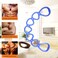 BetterJonny 7 Ring Stretch Resistance Exercise Band, Workout Bands Yoga Stretching，Foot, Leg and Arm Exerciser for Home or Fitness Center Workout Walking Exercise