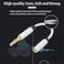 Sanpyl 4.4mm Male to 3.5mm Female Headphone Adapter, Silver Plated 4.4mm Balanced to 3.5mm Stereo Adapter Cable Headphone Jack Converter Cord for NW‑ZX300A NW‑WM1