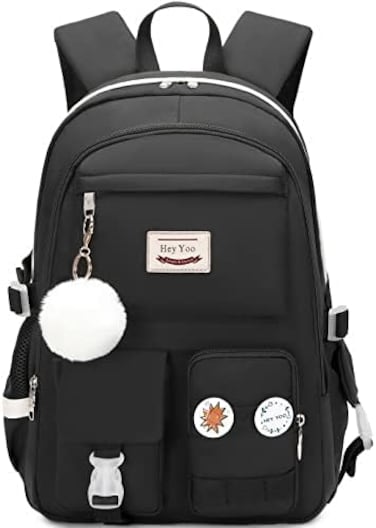 Hey Yoo Backpack for Girls Bookbag Cute School Bag College Middle High Elementary School Backpack for Teen Girls