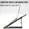 Slaige Surface PRO Stand: Lift Your Surface with Keyboard Attached - Reduce Neck Pain, Improve Camera Angle, Portable, Adjustable, Easy to Use, Biodegradable Corn Based Polymer