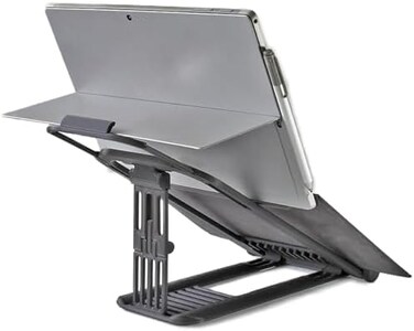 Slaige Surface PRO Stand: Lift Your Surface with Keyboard Attached - Reduce Neck Pain, Improve Camera Angle, Portable, Adjustable, Easy to Use, Biodegradable Corn Based Polymer